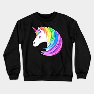 Rainbow Unicorn Crewneck Sweatshirt